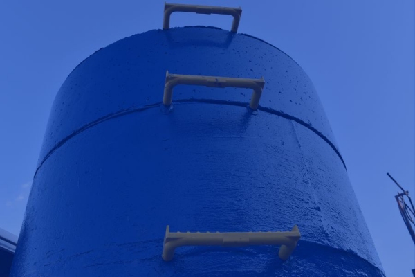 Degrau para escada de serviço