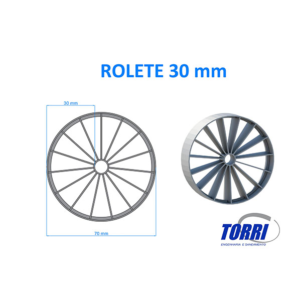 Rolete para fundações