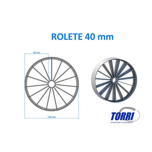 Rolete para fundações