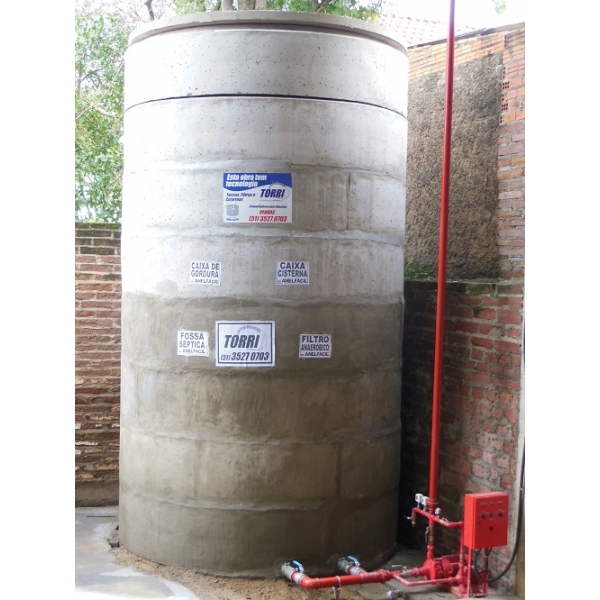 Tanque para reserva de incêndio