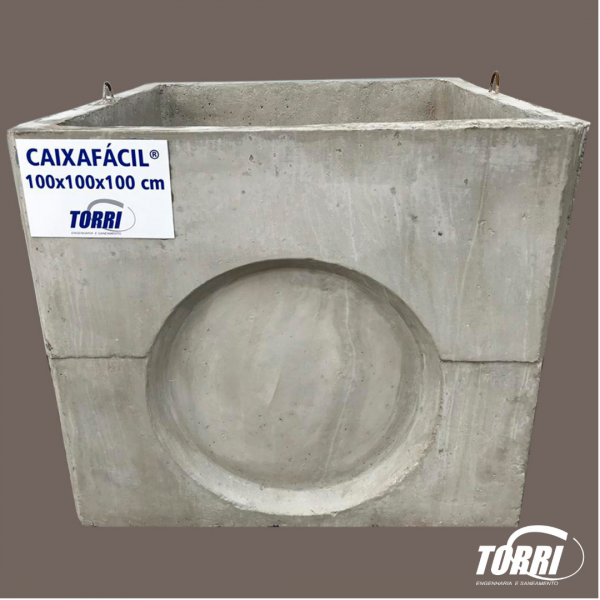 Caixa em concreto armado CAIXAFÁCIL® 