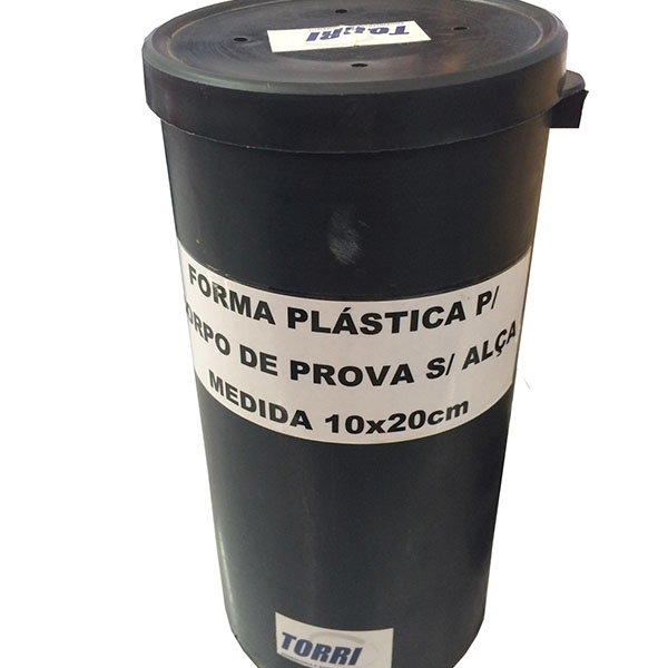 Forma plástica para corpo de prova