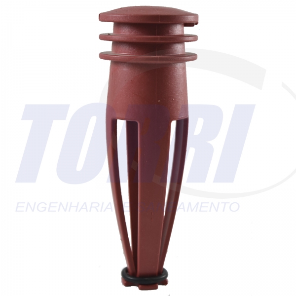 Protetor para vergalhão com borrachinha